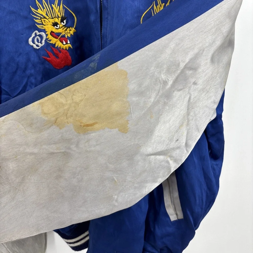 Vintage Sukajan Souvenir Reversible Jacket Dragons size Medium 50s 60s Japan